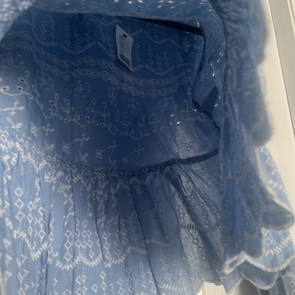NWT Urban Outfitters Embroidered Eyelet blouse - Picture 4 of 11
